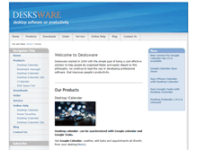 Tablet Screenshot of desksware.com